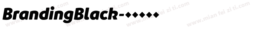 BrandingBlack字体转换