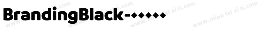 BrandingBlack字体转换