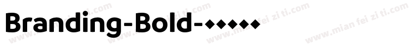 Branding-Bold字体转换