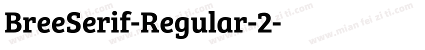 BreeSerif-Regular-2字体转换