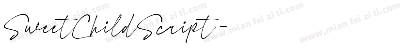 SweetChildScript字体转换