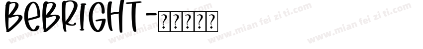 BeBright字体转换