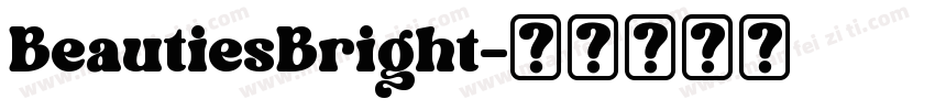 BeautiesBright字体转换