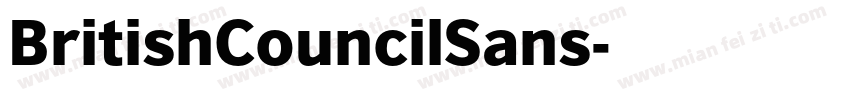 BritishCouncilSans字体转换