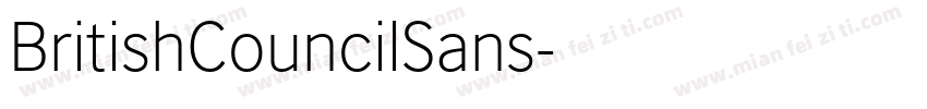 BritishCouncilSans字体转换