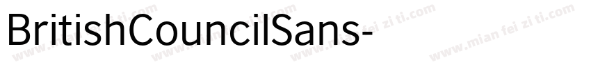 BritishCouncilSans字体转换