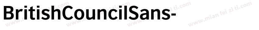 BritishCouncilSans字体转换