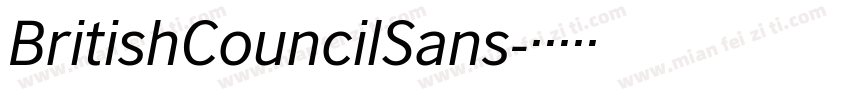 BritishCouncilSans字体转换