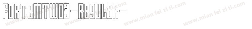 ForteMTW03-Regular字体转换