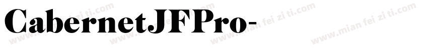 CabernetJFPro字体转换
