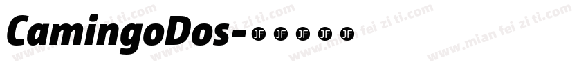 CamingoDos字体转换