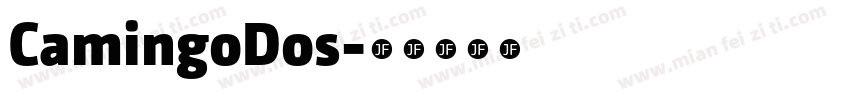 CamingoDos字体转换