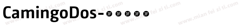 CamingoDos字体转换