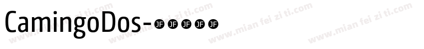 CamingoDos字体转换