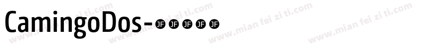 CamingoDos字体转换