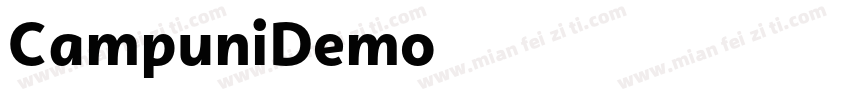 CampuniDemo字体转换