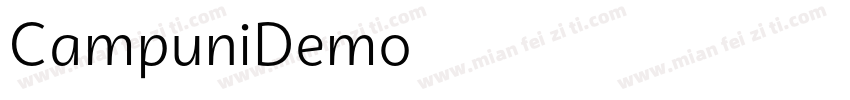 CampuniDemo字体转换