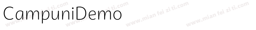 CampuniDemo字体转换