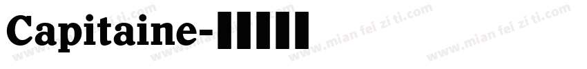 Capitaine字体转换