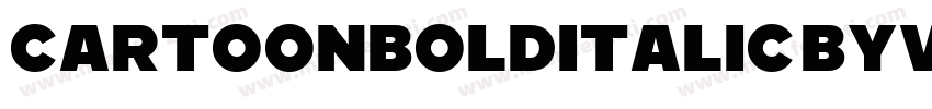 CartoonBoldItalic-ByV8字体转换