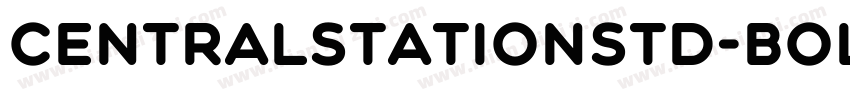 CentralStationStd-Bold字体转换