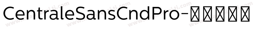 CentraleSansCndPro字体转换