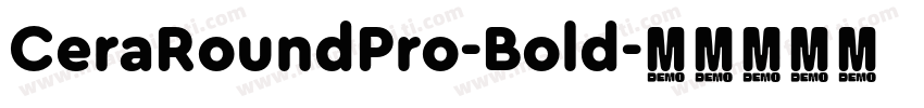 CeraRoundPro-Bold字体转换