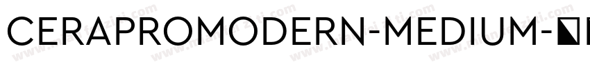 CERAPROMODERN-MEDIUM字体转换