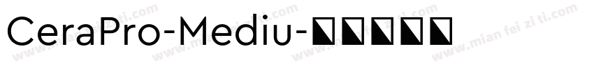 CeraPro-Mediu字体转换