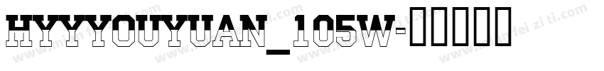 HYYYOUyuan_105w字体转换