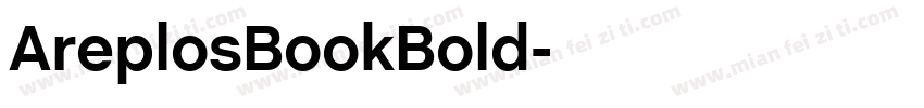 AreplosBookBold字体转换