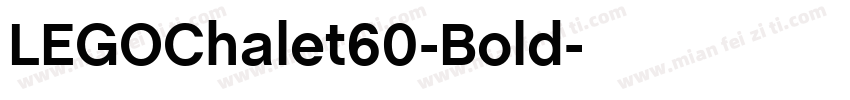 LEGOChalet60-Bold字体转换