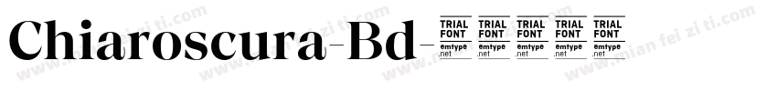 Chiaroscura-Bd字体转换