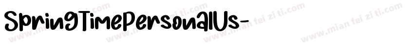 SpringTimePersonalUs字体转换