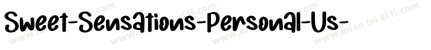 Sweet-Sensations-Personal-Us字体转换