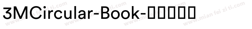 3MCircular-Book字体转换