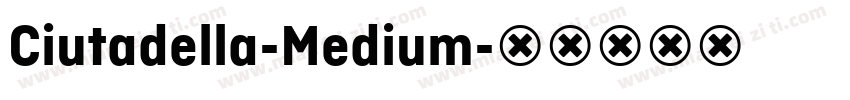 Ciutadella-Medium字体转换