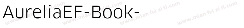 AureliaEF-Book字体转换