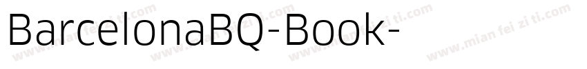 BarcelonaBQ-Book字体转换