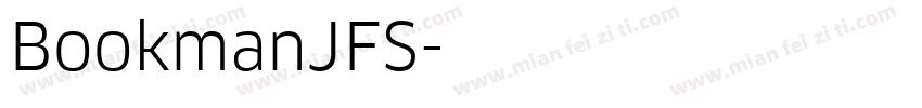 BookmanJFS字体转换