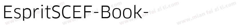 EspritSCEF-Book字体转换