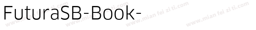 FuturaSB-Book字体转换
