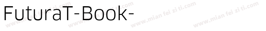 FuturaT-Book字体转换