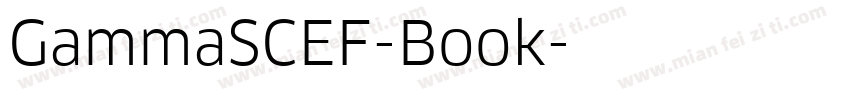 GammaSCEF-Book字体转换