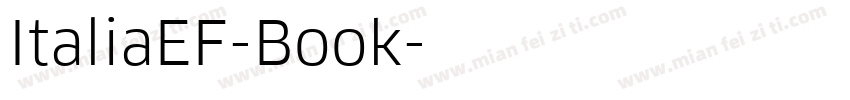ItaliaEF-Book字体转换