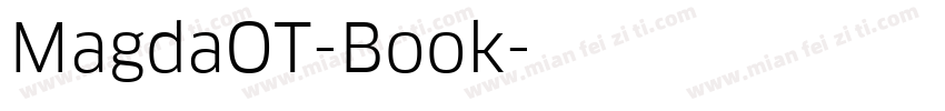 MagdaOT-Book字体转换