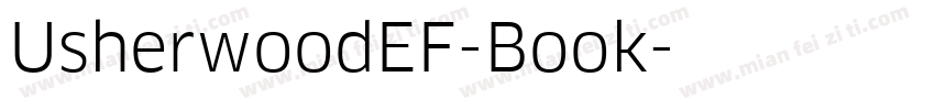 UsherwoodEF-Book字体转换