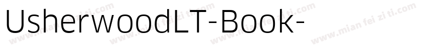 UsherwoodLT-Book字体转换