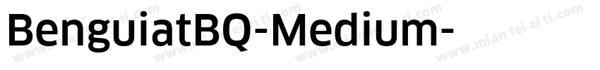 BenguiatBQ-Medium字体转换