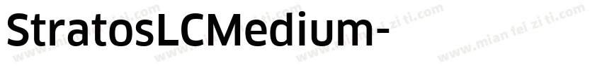 StratosLCMedium字体转换